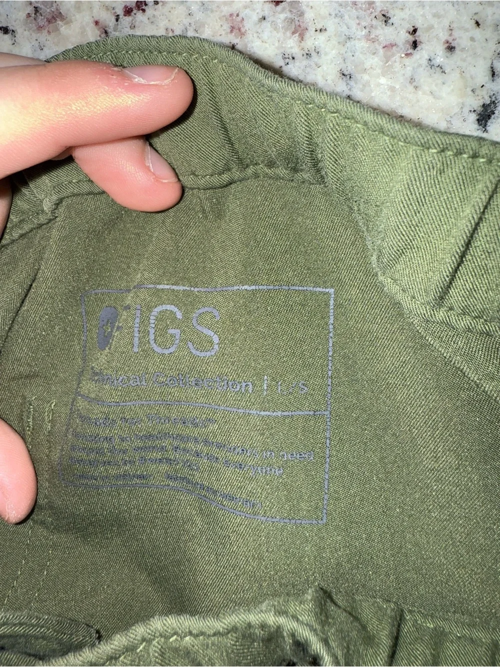 Figs Olive Scrub Pants